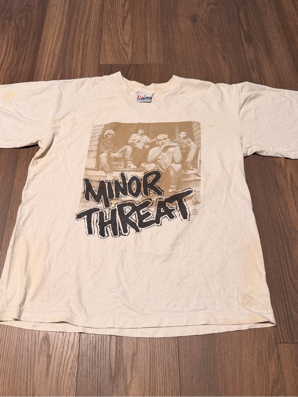 Vintage 90s Minor Threat Salad Days Tee Shirt Zed Records Single Stitch L